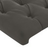 Tête de lit avec oreilles Gris foncé 103x23x78/88 cm Velours 634193634193