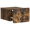 Cabinet de chevet mural 2 pcs Chêne fumé 33 x 34,5 x 24 cm 634194634194