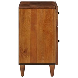 Cabinet de chevet Marron 50 x 33 x 60 cm Bois de mangue massif 634196634196