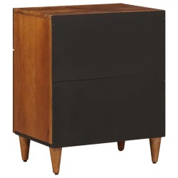 Cabinet de chevet Marron 50 x 33 x 60 cm Bois de mangue massif 634196634196