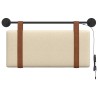 Tête de lit suspendue Avec lumière LED Crème PU antique 634198634198