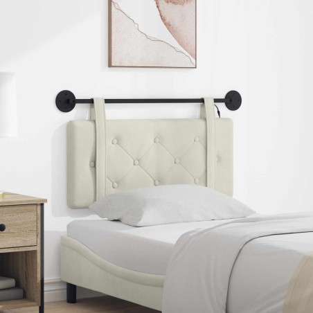 Tête de lit suspendue Avec lumière LED Crème Velours 634199634199
