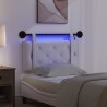 Tête de lit suspendue Avec lumière LED Crème Velours 634199634199