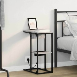 Cabinet de chevet Gris Sonoma 41,5 x 26 x 60,5 cm 634200634200