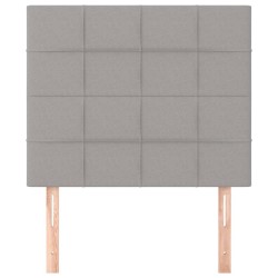 Tête de lit Gris clair 90x5x118/128 cm Tissu 634212634212