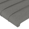 Tête de lit Gris foncé 80x5x118/128 cm Tissu 634213634213
