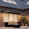 Auvent rétractable électrique Taupe 3 x 2,5 m 634215634215