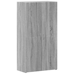 Armoire de classement sonoma gris 60x32x115cm bois d'ingénierie 634216634216