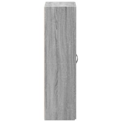 Armoire de classement sonoma gris 60x32x115cm bois d'ingénierie 634216634216