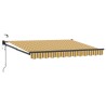 Auvent rétractable électrique Jaune et Gris 2,5 x 2 m 634218634218