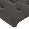 Tête de lit à LED Gris foncé 100x7x78/88 cm Velours 634225634225