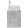 Vanité de lavabo mural Gris béton 53 x 34,5 x 63 cm 634241634241