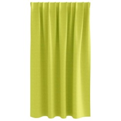 Rideaux occultants avec anneaux 2 pcs Vert 140 x 140 cm 634242634242