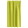 Rideaux occultants avec anneaux 2 pcs Vert 140 x 140 cm 634242634242
