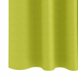 Rideaux occultants avec anneaux 2 pcs Vert 140 x 140 cm 634242634242