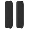 Tête de lit avec oreilles Noir 203x16x78/88 cm Velours 634254634254
