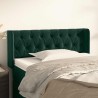 Tête de lit avec oreilles Vert foncé 103x16x78/88 cm Velours 634271634271