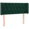 Tête de lit avec oreilles Vert foncé 103x16x78/88 cm Velours 634271634271