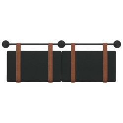Tête de lit suspendue Noir PU antique 634279634279