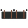 Tête de lit suspendue Noir PU antique 634279634279