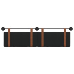 Tête de lit suspendue Noir PU antique 634280634280