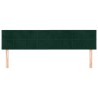 Têtes de lit Vert foncé 160x5x78/88 cm Velours 634289634289