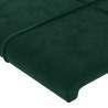 Têtes de lit Vert foncé 160x5x78/88 cm Velours 634289634289