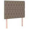 Tête de lit Taupe 90x7x118/128 cm Tissu 634290634290