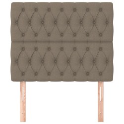 Tête de lit Taupe 90x7x118/128 cm Tissu 634290634290