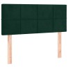 Tête de lit Vert foncé 100x5x78/88 cm Velours 634291634291