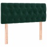 Tête de lit Vert foncé 100x7x78/88 cm Velours 634292634292