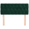 Tête de lit Vert foncé 100x7x78/88 cm Velours 634292634292