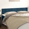Têtes de lit Bleu foncé 180 x 5 x 78/88 cm Velours 634294634294