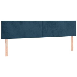 Têtes de lit Bleu foncé 180 x 5 x 78/88 cm Velours 634294634294