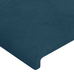Têtes de lit Bleu foncé 180 x 5 x 78/88 cm Velours 634294634294