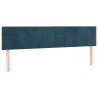 Têtes de lit Bleu foncé 200 x 5 x 78/88 cm Velours 634295634295