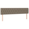 Têtes de lit Taupe 180x7x78/88 cm Tissu 634297634297