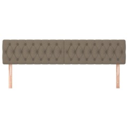 Têtes de lit Taupe 180x7x78/88 cm Tissu 634297634297