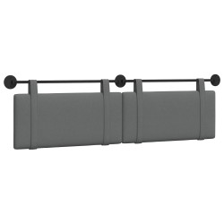 Tête de lit suspendue Gris foncé tissu 634299634299