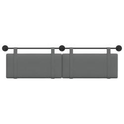 Tête de lit suspendue Gris foncé tissu 634299634299