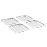 Récipients Gastronorm 8 pcs GN 1/2 20 mm Acier inoxydable  634300634300
