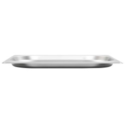 Récipients Gastronorm 8 pcs GN 1/2 20 mm Acier inoxydable  634300634300