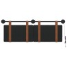Tête de lit suspendue Avec lumière LED Noir PU antique 634301634301