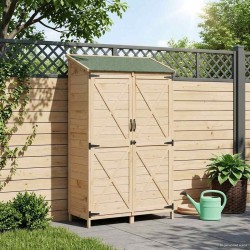 Abri de jardin Naturel 106 x 56 x 176,5 cm Bois de Sapin Massif 634302634302