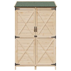 Abri de jardin Naturel 106 x 56 x 176,5 cm Bois de Sapin Massif 634302634302