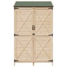 Abri de jardin Naturel 106 x 56 x 176,5 cm Bois de Sapin Massif 634302634302
