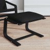Repose-pied Noir 51x41x40 cm Tissu 634306634306