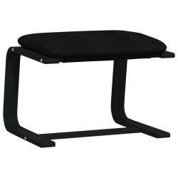 Repose-pied Noir 51x41x40 cm Tissu 634306634306