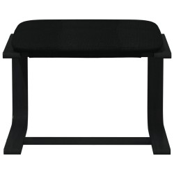 Repose-pied Noir 51x41x40 cm Tissu 634306634306