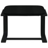 Repose-pied Noir 51x41x40 cm Tissu 634306634306